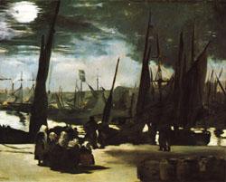 Edouard Manet Moonlight over the Port of Boulogne